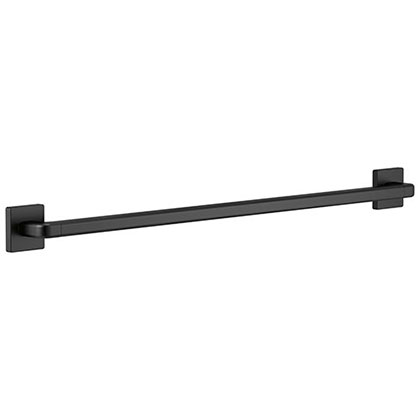 Delta Bath Safety Matte Black Finish Angular Modern Decorative 36-inch Long ADA Grab Bar D41936BL