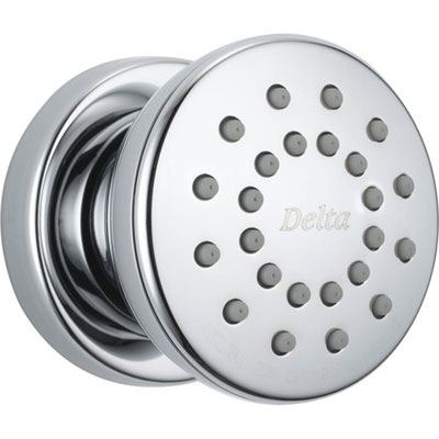 Delta Classic Round Shower Body Jet in Chrome featuring H2Okinetic 608651