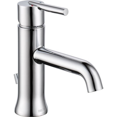 Delta Trinsic Single Hole 1-Handle Chrome Modern Bathroom Faucet 614935
