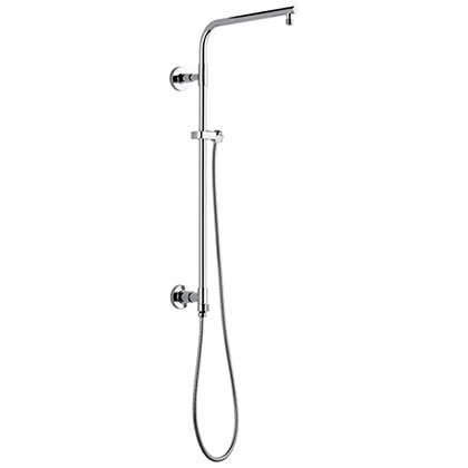 Delta Chrome Finish Emerge Shower Column 26-inch Round (Requires Showerhead, Hand Spray, and Control) D58820