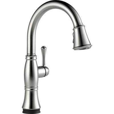 Delta Cassidy Touch2O Arctic Stainless Pull-Down Sprayer Kitchen Faucet 579593