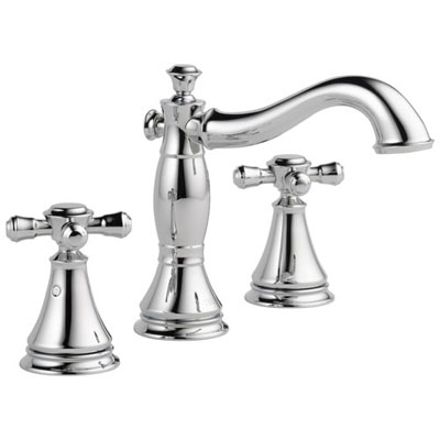 Delta Chrome Finish Bathroom Sink Faucets