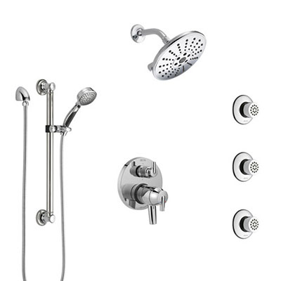 Why do guys turn the shower head to the wall Complete Guide To Shower System With Body Jet Sprays And Hand Shower I Faucetlist Com