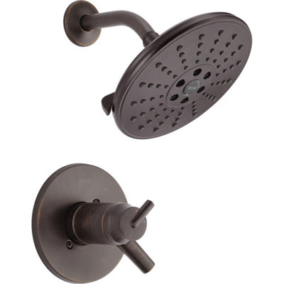 Delta Trinsic Collection Venetian Bronze Thermostatic Dual Temperature / Pressure Control Shower Only Faucet Includes Rough-in Valve without Stops D2249V