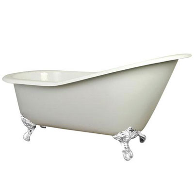 cast iron tub with feet