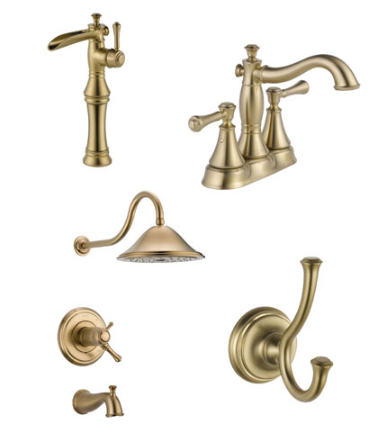 Cassidy Delta Faucet - Champagne Bronze Finish #kitchendesign #kitchenideas