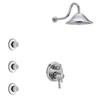 Delta Cassidy Shower Systems with Body Sprays