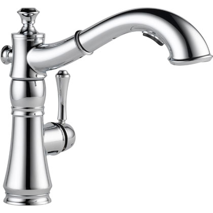Delta Cassidy Collection Kitchen Faucet with Pull Out Sprayer