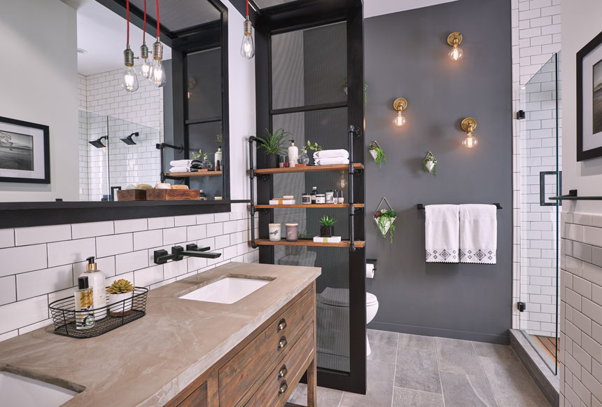 10 Unique Ways To Incorporate Black Into Your Bathroom Design