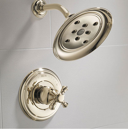 Delta Cassidy Collection Polished Nickel Finish Shower Only Faucet Version 2