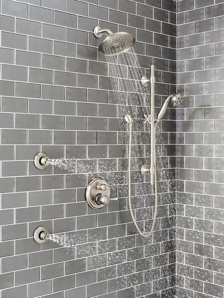 Shower System with Hydrachoice Body Sprays