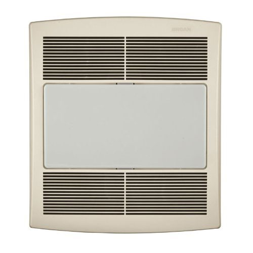 Broan QTR110L White Ultra Silent Bath Exhaust Fan with Light and Nightlight