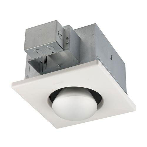 Broan 161 Infrared Single-Bulb 250-Watt Heater for Spot Heating in Bathroom