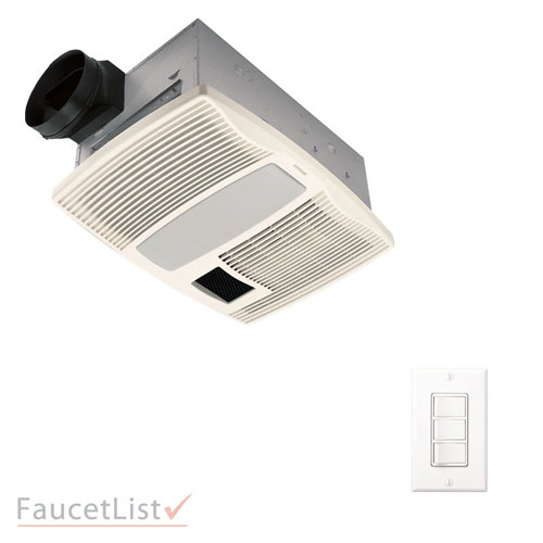 Broan Qtx110hflt Quiet Bathroom Ceiling Ventilation Exhaust Fan