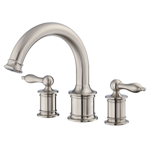 Danze Prince Brushed Nickel High Volume Roman Bath Tub Filler Faucet INCLUDES Rough-in Valve