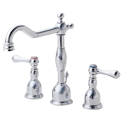Danze Opulence Chrome Traditional 2 Handle Widespread Bathroom Sink Faucet