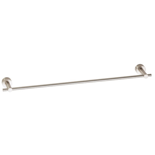 Danze Parma Towel Bars Modern 24 Brushed Nickel Cylindrical Towel Bar   D446422BN C Small 