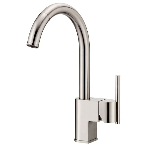 Danze Como Stainless Steel Modern Single Handle Pull-Down Spout Kitchen Faucet