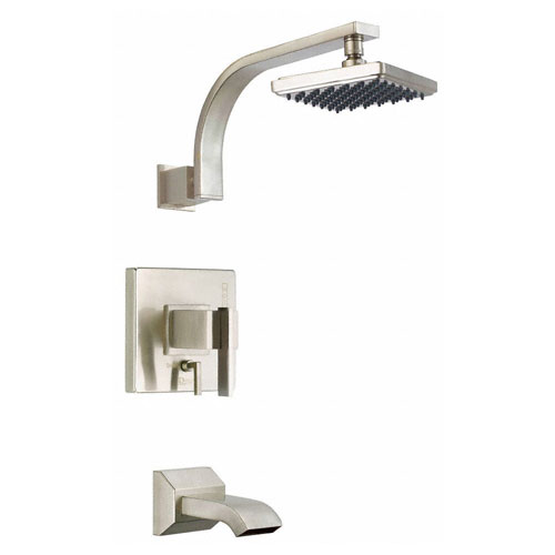 Danze Sirius Modern Brushed Nickel Single Handle Tub and Shower Combination Faucet INCLUDES Rough-in Valve
