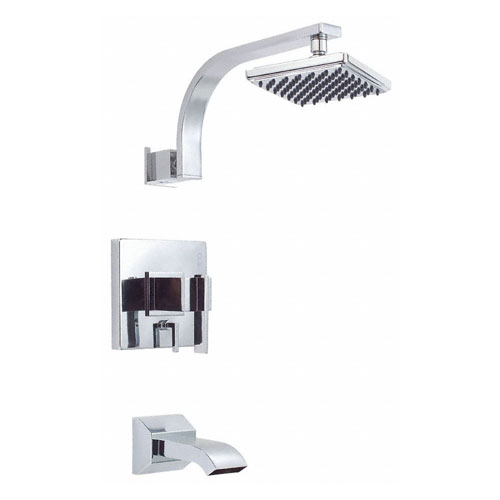 Danze Sirius Modern Chrome Single Handle Tub and Shower Combination Faucet INCLUDES Rough-in Valve