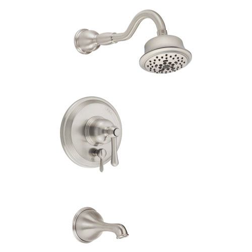 Danze Opulence Brushed Nickel Single Handle Tub and Shower Combination Faucet INCLUDES Rough-in Valve