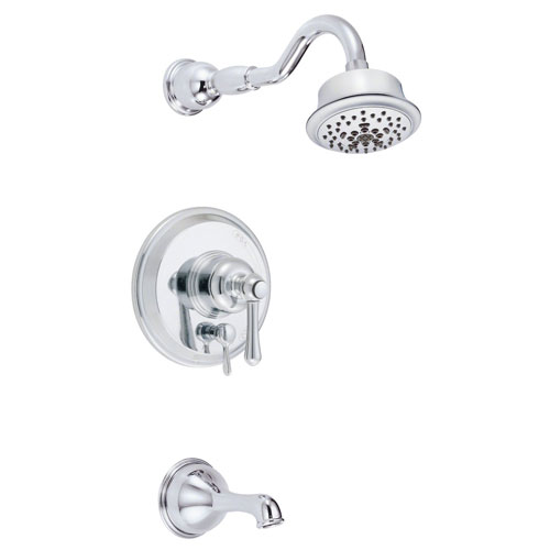 Danze Opulence Chrome Single Handle Tub and Shower Combination Faucet INCLUDES Rough-in Valve