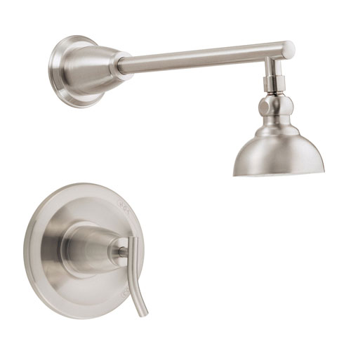 Danze Sonora Brushed Nickel Single Lever Handle Shower Only Faucet INCLUDES Rough-in Valve