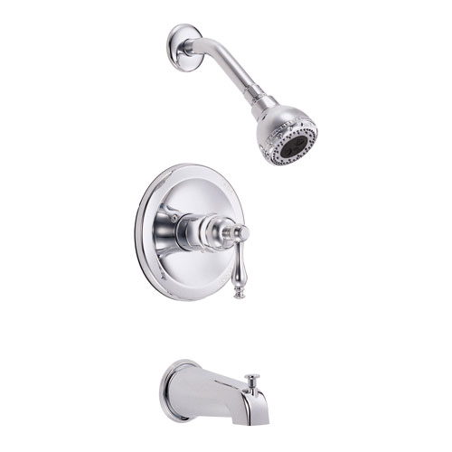 Danze Sheridan Chrome Single Handle Tub and Shower Combination Faucet INCLUDES Rough-in Valve