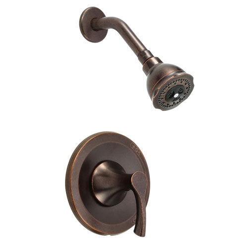 Danze Antioch Tumbled Bronze Single Handle Pressure Balance Shower Only Faucet INCLUDES Rough-in Valve