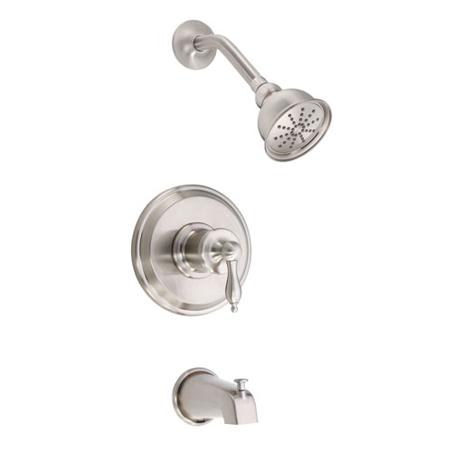 Danze Prince Brushed Nickel Single Handle Tub and Shower Combination Faucet INCLUDES Rough-in Valve