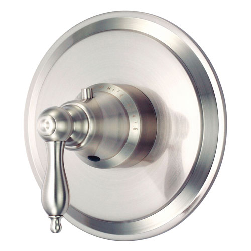 Danze Fairmont Brushed Nickel High-Volume Thermostatic Shower Control INCLUDES Rough-in Valve