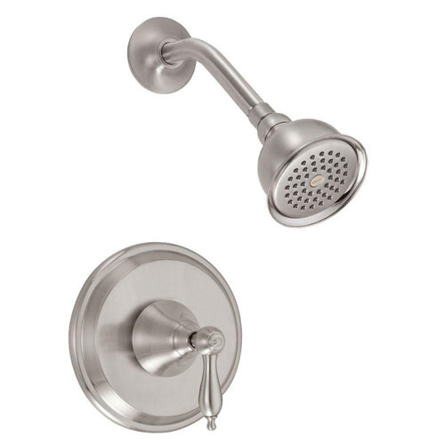 Danze Fairmont Single Handle Pressure Shower Only Faucet Trim Kit in Brushed Nickel (Valve Not Included) 288173