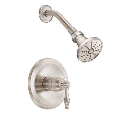 Danze Sheridan 1-Handle Pressure Balance Shower Faucet Trim Kit in Brushed Nickel (Valve Not Included) 634483