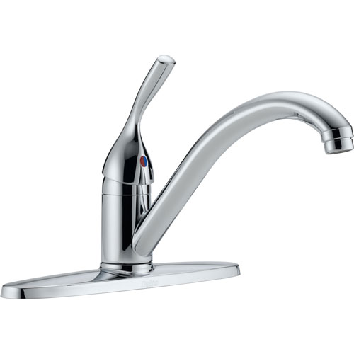Delta Classic Modern Single Handle Chrome Kitchen Faucet 473780