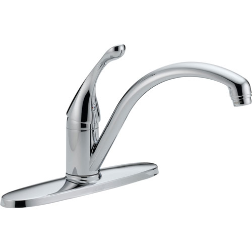 Delta Collins Single Lever Handle Chrome Water Efficient Kitchen Faucet 465276