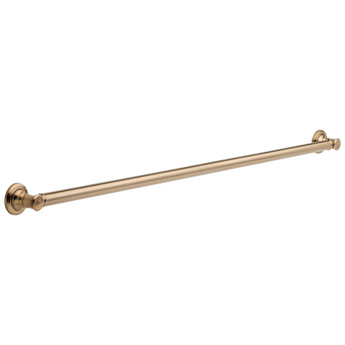 Delta Bath Safety Collection Champagne Bronze Finish Traditional Style Decorative ADA Grab Bar / Towel Bar for Shower or Bathroom - 42