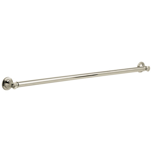 Delta Bath Safety Collection Polished Nickel Finish Traditional Style Decorative ADA Grab Bar / Towel Bar for Shower or Bathroom - 42
