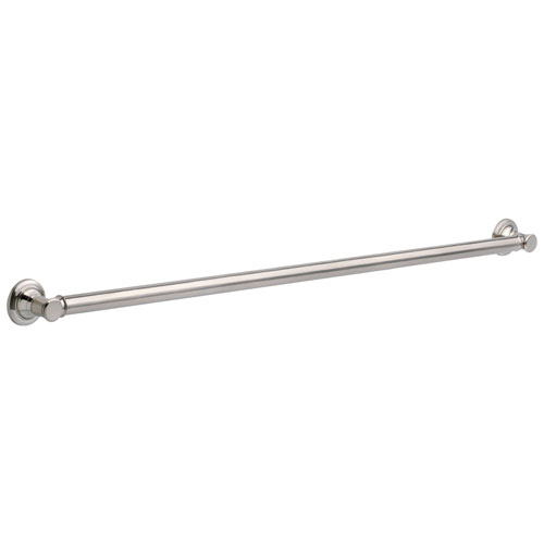 Delta Bath Safety Collection Stainless Steel Finish Traditional Style Decorative ADA Grab Bar / Towel Bar for Shower or Bathroom - 42