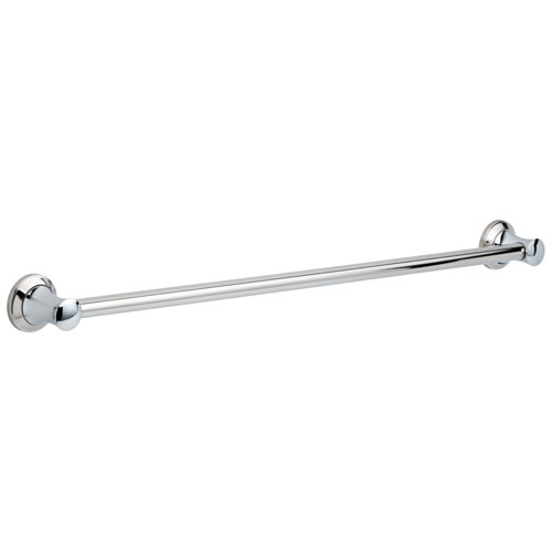 Qty (1): Delta Bath Safety Collection Chrome Finish Transitional Decorative 36 inch ADA Approved Sturdy Grab Bar