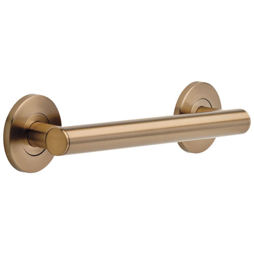 Delta Bath Safety Collection Champagne Bronze Finish Contemporary Wall Mounted Decorative Bathroom ADA Approved Short 12
