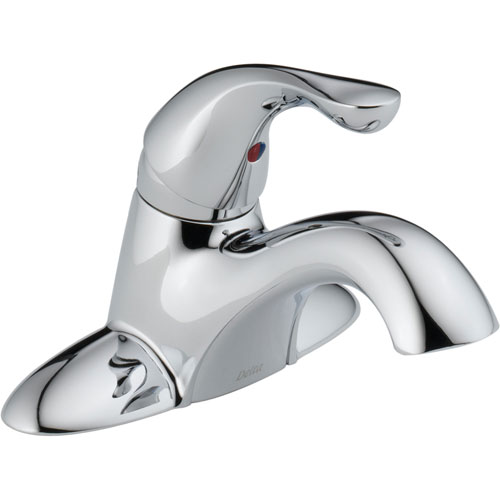 Delta Classic Centerset Single Handle Low Arc Chrome Bathroom Sink Faucet 614928