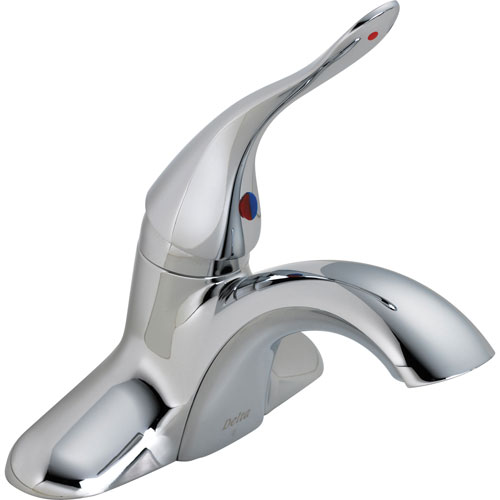 Delta Commercial Chrome Single Handle Centerset Bathroom Sink Faucet 608684