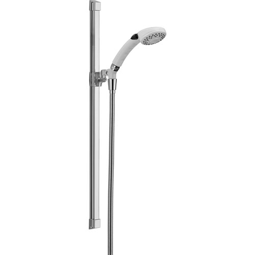 Delta 2-Setting White / Chrome Glide Rail Personal Handheld Shower Faucet 561100