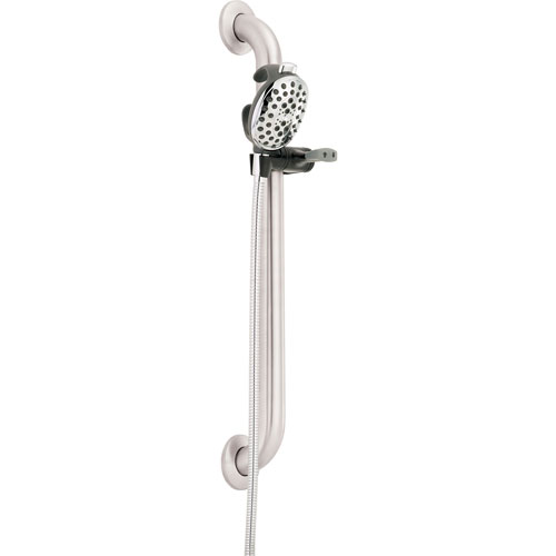 Delta ADA Compliant 4-Spray Palm Hand Shower in Chrome with 24