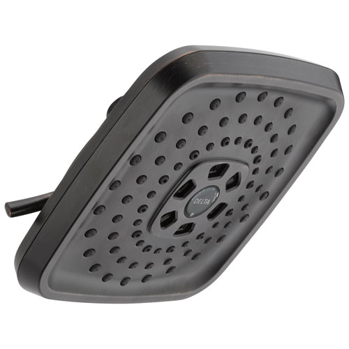 Qty (1): Delta Universal Showering Components Collection Venetian Bronze Finish H2OKinetic Multi function Shower Head