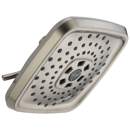 Delta Universal Showering Components Collection Stainless Steel Finish Modern Watersense H2OKinetic Shower Head D52690SS