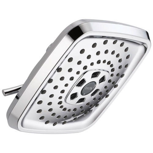 Qty (1): Delta Universal Showering Components Collection Chrome Finish Contemporary Style Shower Head