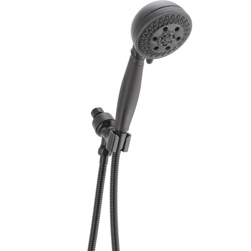 Delta 5-Spray H2Okinetic Venetian Bronze Handheld Shower Head Faucet 604318