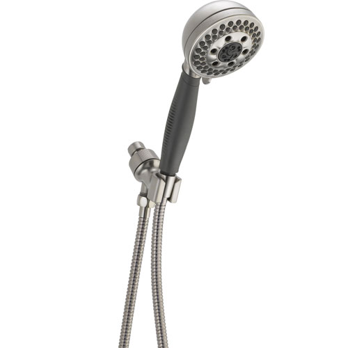 Delta H2Okinetic Stainless Steel Finish Handheld Shower Head Faucet 604320