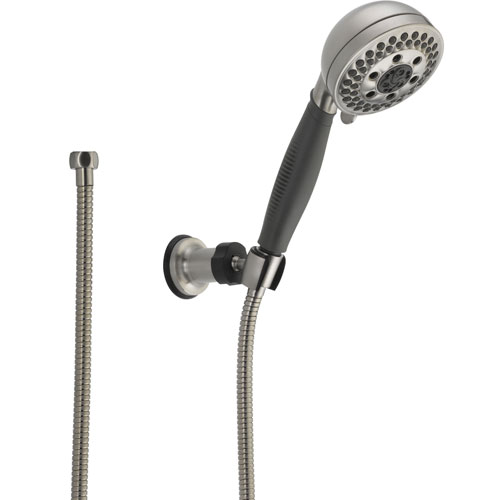 Delta 5-Setting Stainless Steel Wall Mount Personal Handheld Shower Head 604303